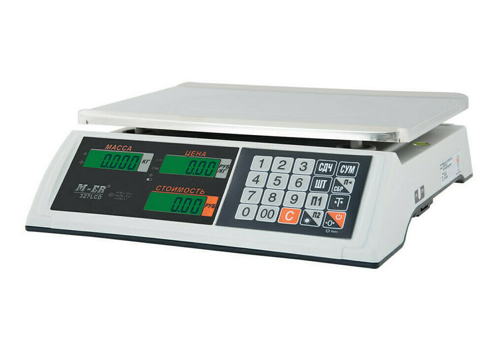 Торговые продуктовые весы Весы M-ER 327 AC